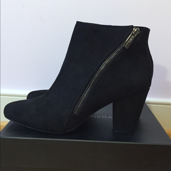 BCBGeneration Black Suede Booties | Size 9M - Picture 3 of 4